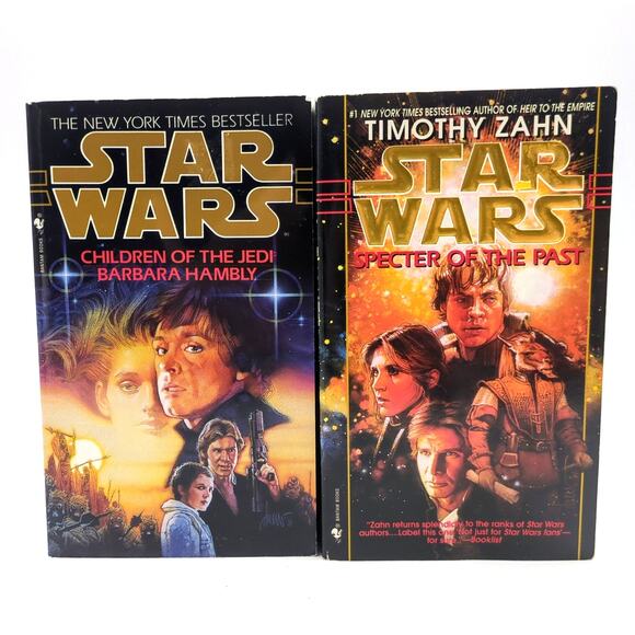 Star Wars Specter of Past Children of Jedi 2 Paperback Book Lot Lucasfilm 1996 - Picture 1 of 3